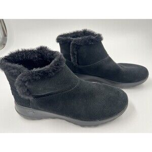 SKECHERS WOMEN'S ON THE GO JOY 15501S CHUKKA BOOTS BLACK Size 6